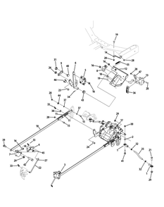 Part Location Diagram of 703-07455-0637 Cub Cadet Pivot Mount Bracket